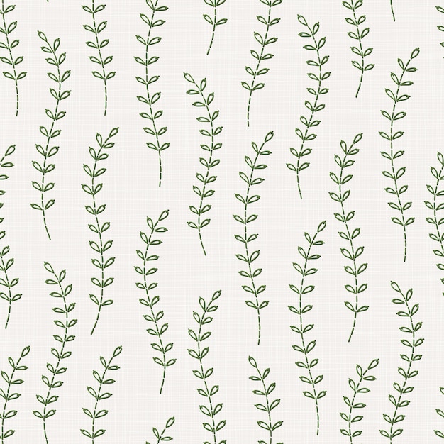 Feuilles à Motif Sans Couture