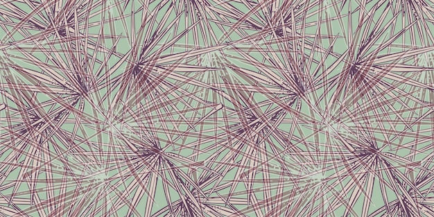 Feuilles de palmier de ventilateur de modèle sans couture Branche tropicale rétro dans le style de gravure Feuillage de texture dessiné à la main pour tissu papier peint impression textile papier d'emballage Illustration vectorielle