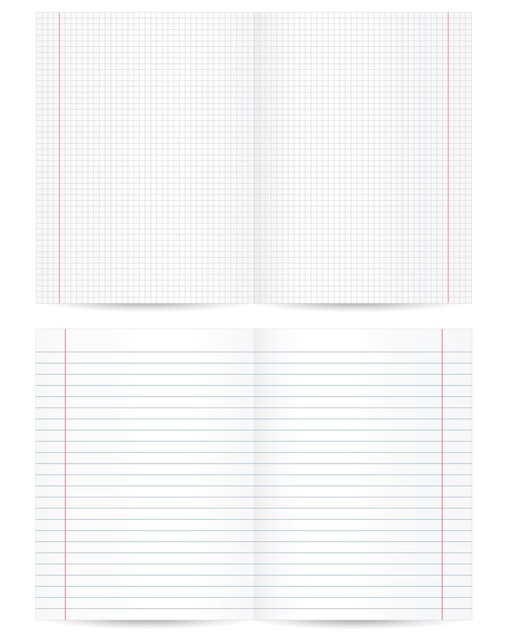 Vecteur feuilles de papier