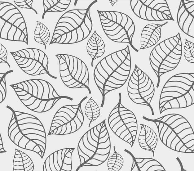 Feuilles tropicales et modèle sans couture de fleur