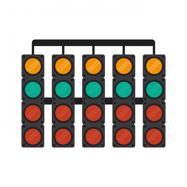 Feux De Signalisation De Course