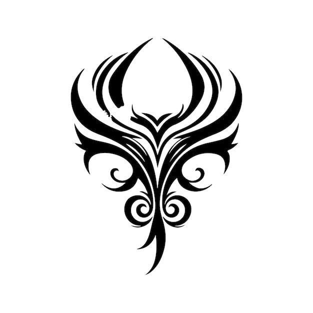 fichier vectoriel de conception de tatouage tribal