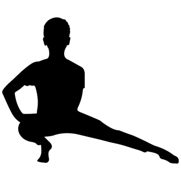 Fichier Vectoriel De Flexibilité Yoga Pose