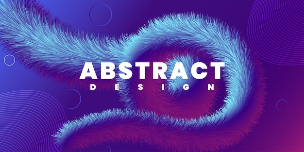 Fichier vectoriel de fond de plume 3d réaliste liquide