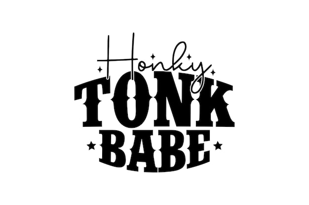 Fichier Vectoriel Honky Tonk Babe
