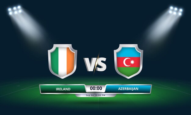 Fifa World Cup Qualifier 2022 Irlande vs Azerbaïdjan Football Match