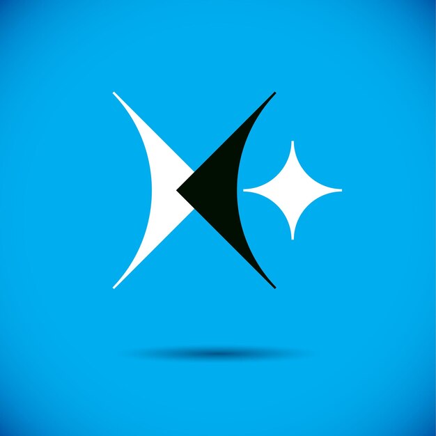 Figure Abstraite De L'art Vectoriel. Logo Créatif D'idée D'innovation D'entreprise.