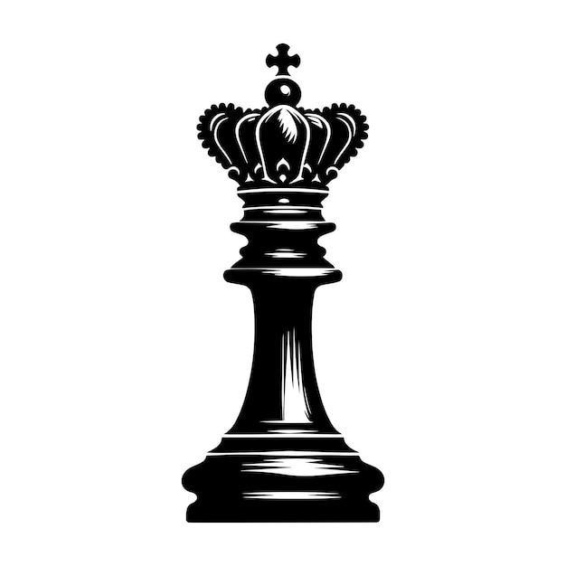 Figure D'échecs Du Roi Illustration Vectorielle