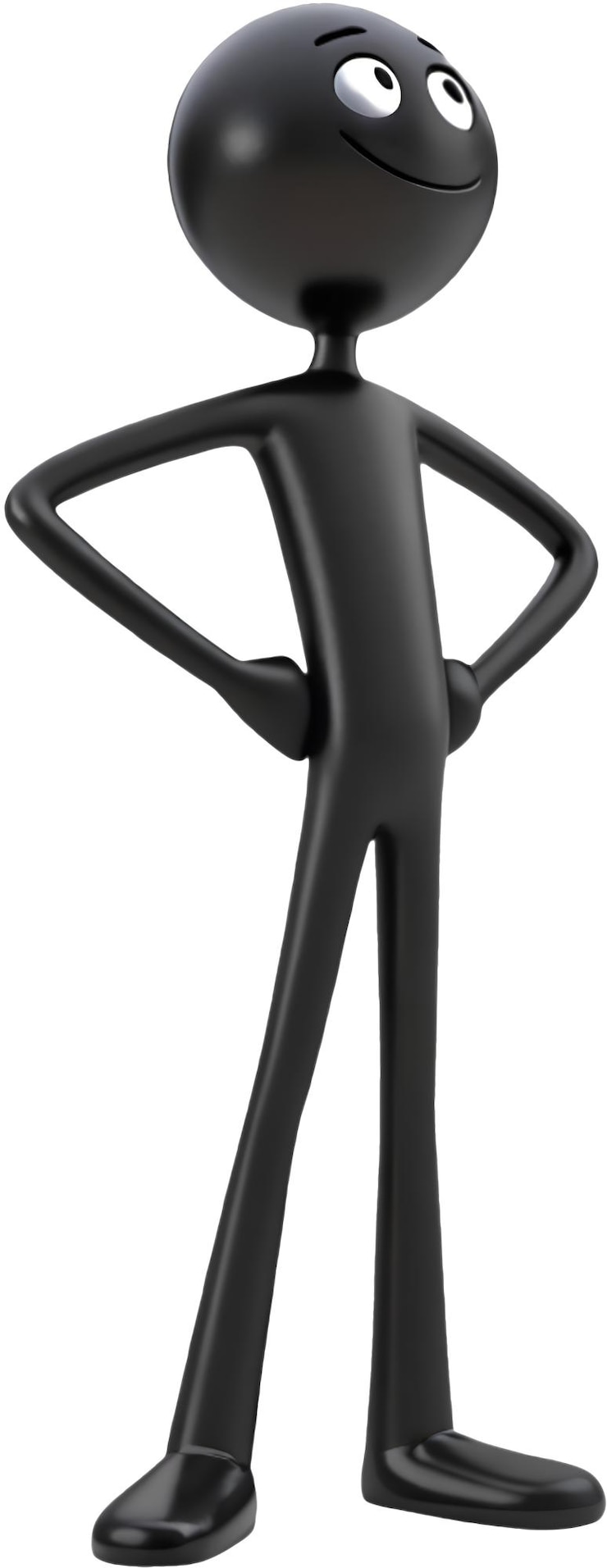 Vecteur des figures de bâtons drôles dans une pose humoristique pour le clip