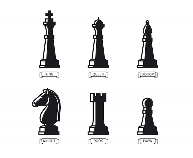 Figures D'échecs Avec Noms