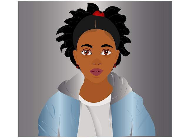 une fille africaine