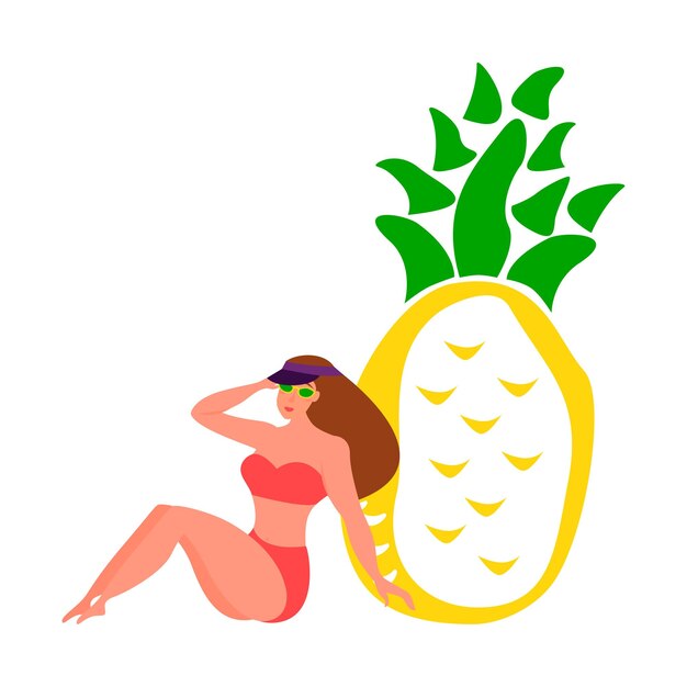 Fille aux fruits