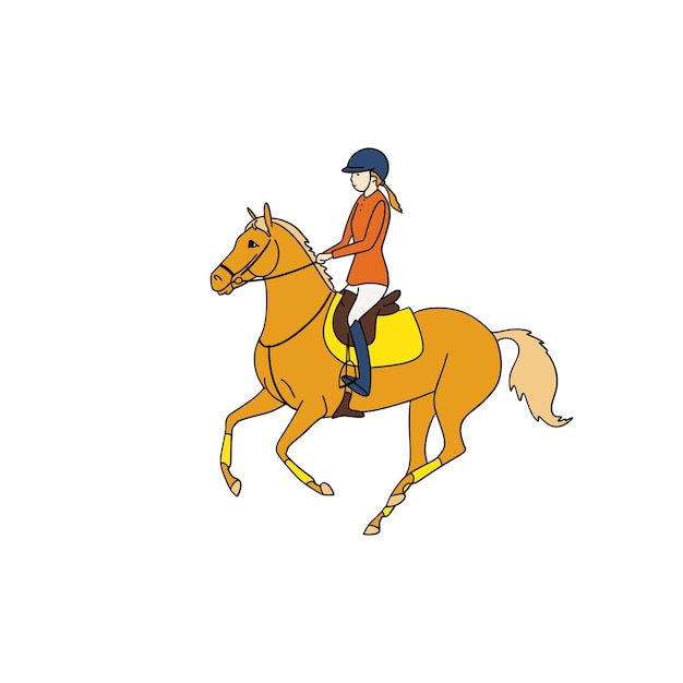 Fille et son ami poney