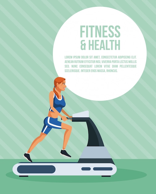 Fitness Et Santé Femme Infographique
