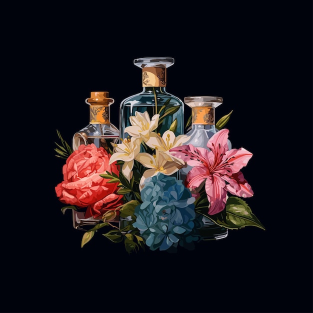 Flacon De Parfum Parfum Fleur