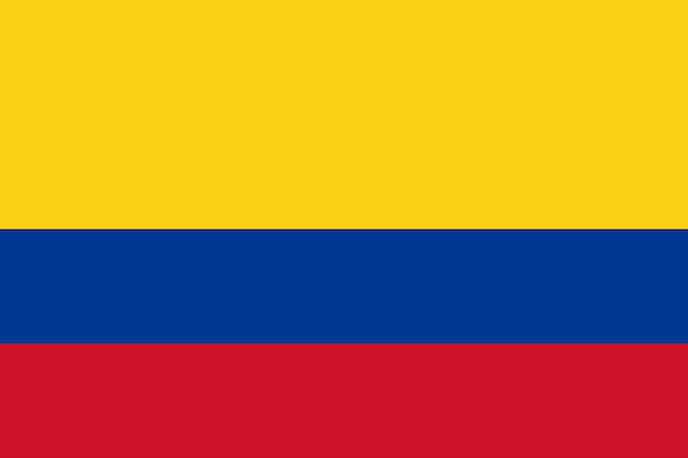 Vecteur flag_of_colombie