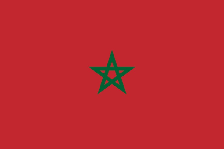 Vecteur flag_of_maroc