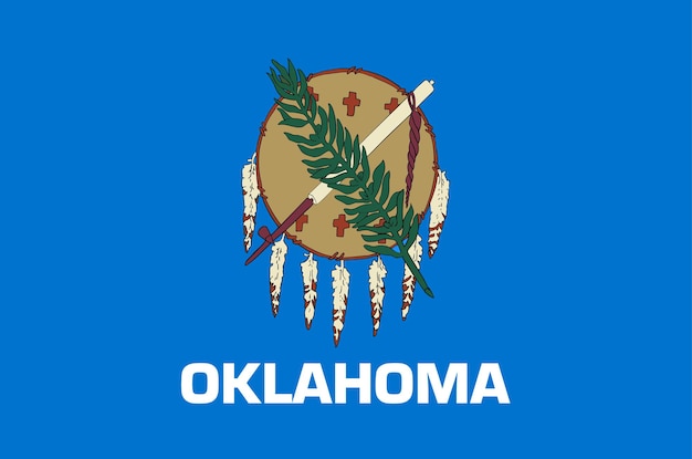 Vecteur flag_of_oklahoma