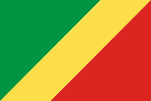 Vecteur flag_of_republic_of_congo