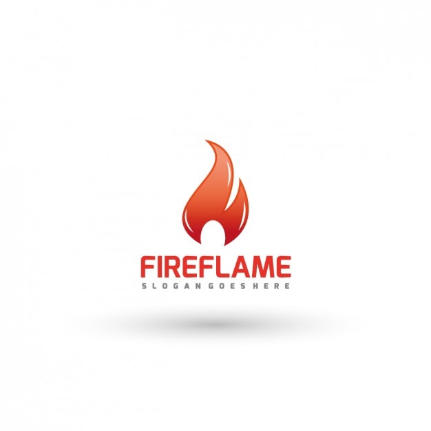 Vecteur flame logo template