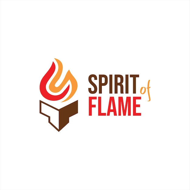 Flamme Flamme Logo Feu Moderne