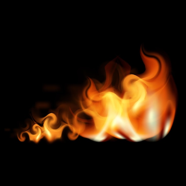 Des flammes ardentes