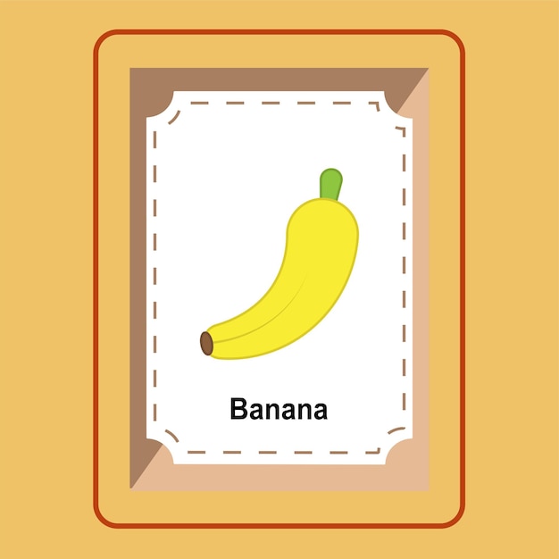 Flashcard Banane