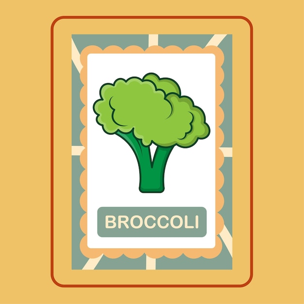 Flashcard Brocoli