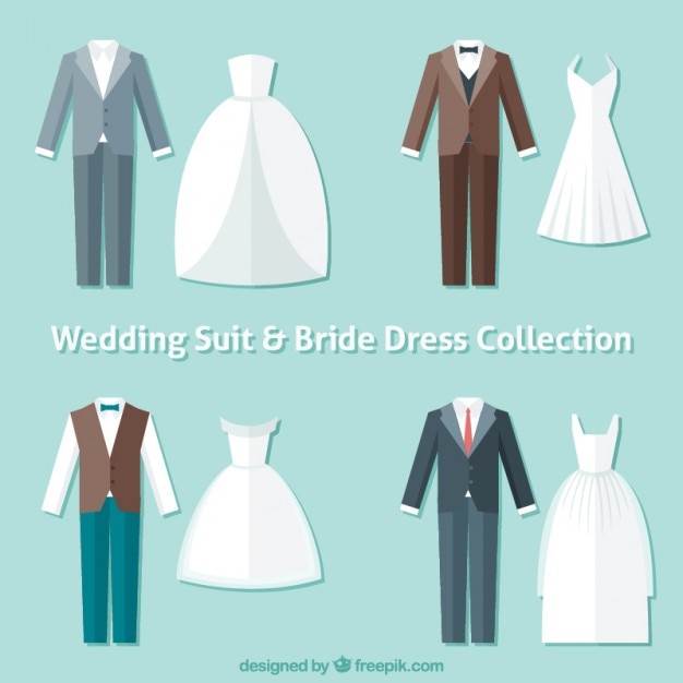 Flat costumes de mariage et robes de mariée