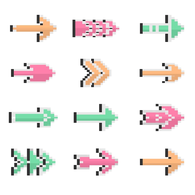 Flèche à pixels