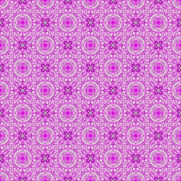 Fleur abstraite violette tissu ethnique mandala motif fond ornement illustration décorative