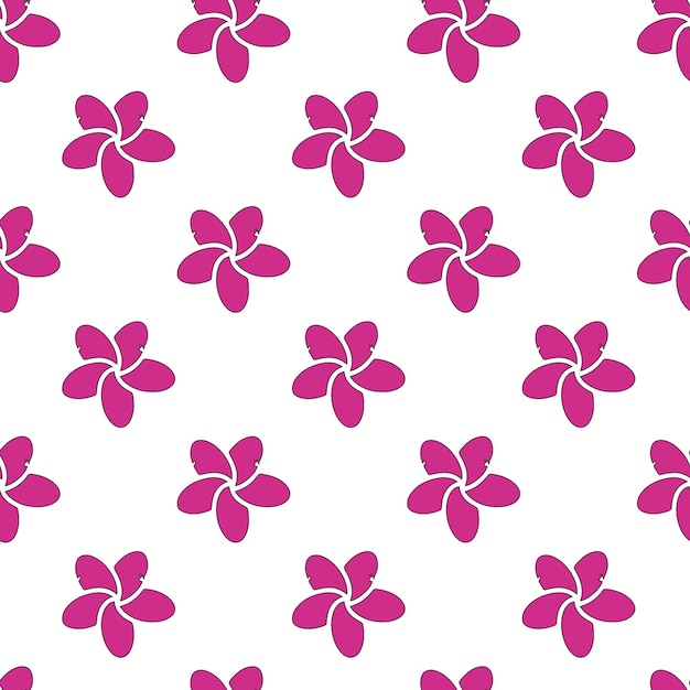 Fleur d'Allamanda Seamless Pattern Design