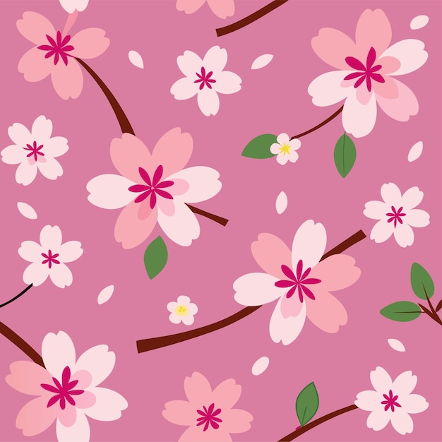 fleur de chrysanthème motif sans couture art vectoriel et illustration
