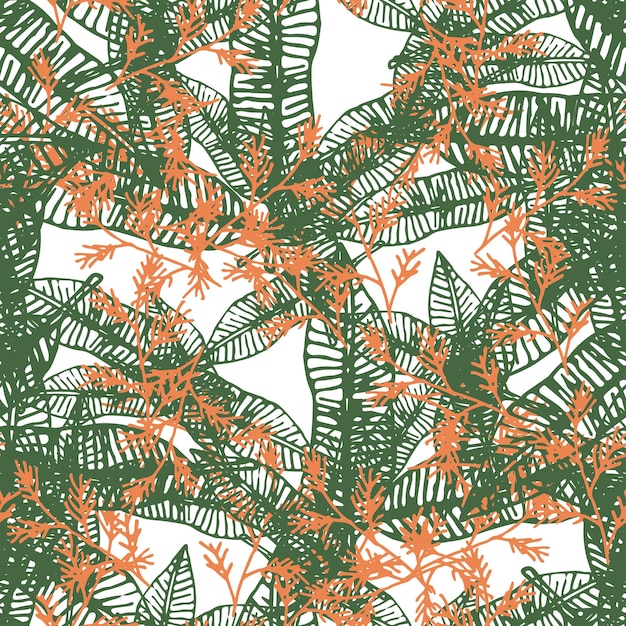 Fleur de doodle coloré abstrait avec motif sans couture de boucles. Fond floral fantaisie désordonné.