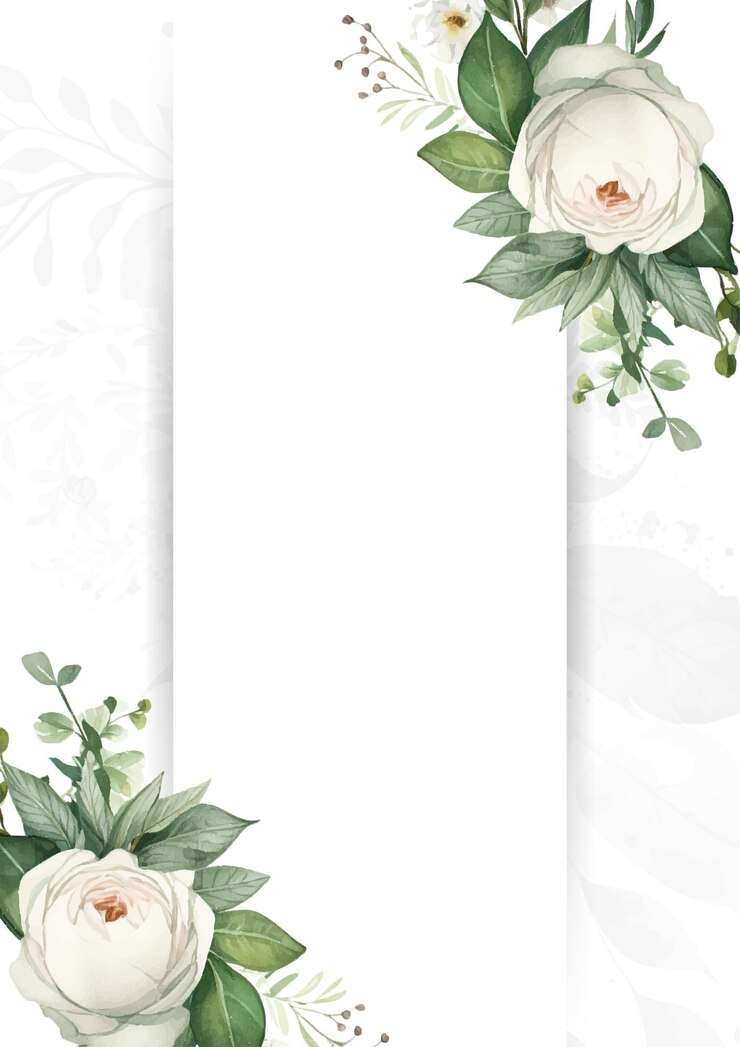 Vecteur une fleur florale colorée une invitation de mariage élégante aquarelle
