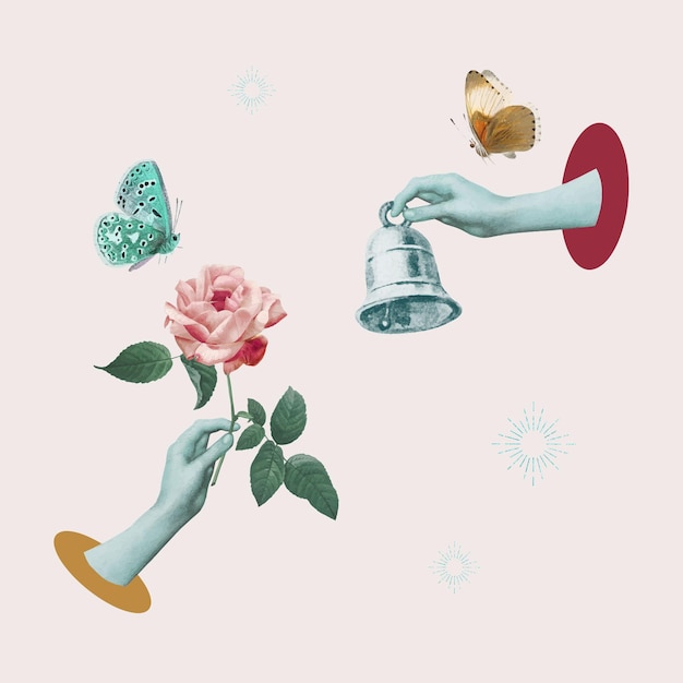 fleur imprimée