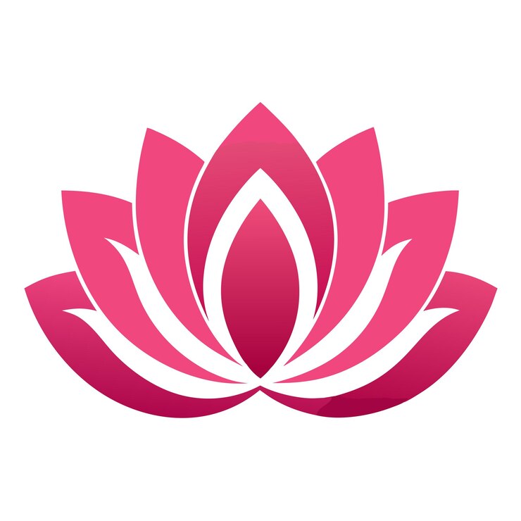 Vecteur fleur de lotus design de logo féminin vectoriel illustration d'icône