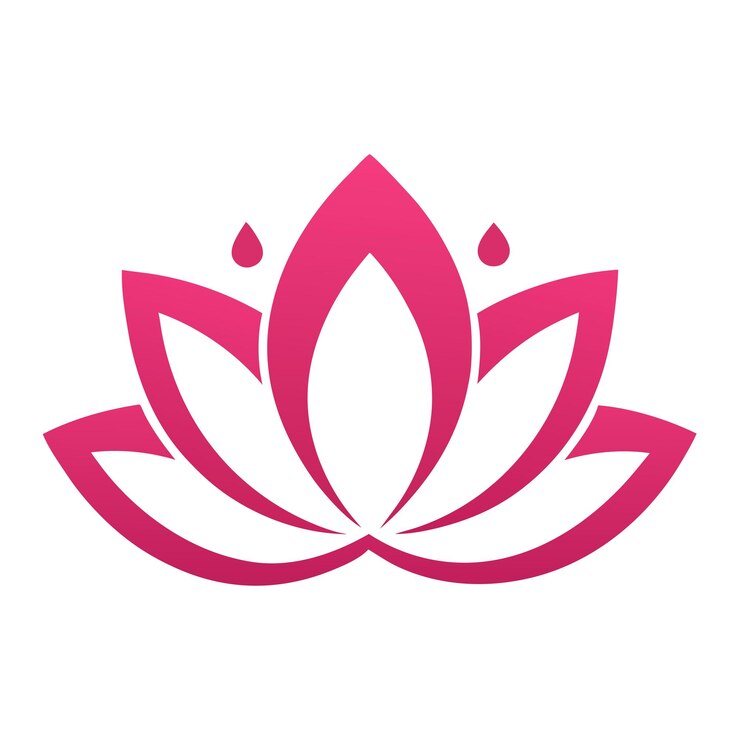 Vecteur fleur de lotus design de logo féminin vectoriel illustration d'icône