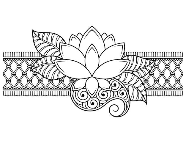 Fleur De Lotus Mehndi