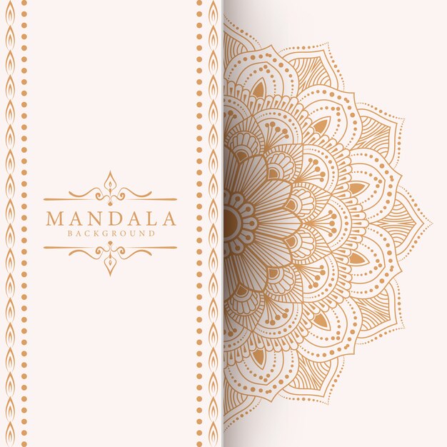 Fleur Luxe Mandala Fond Arabesque Style