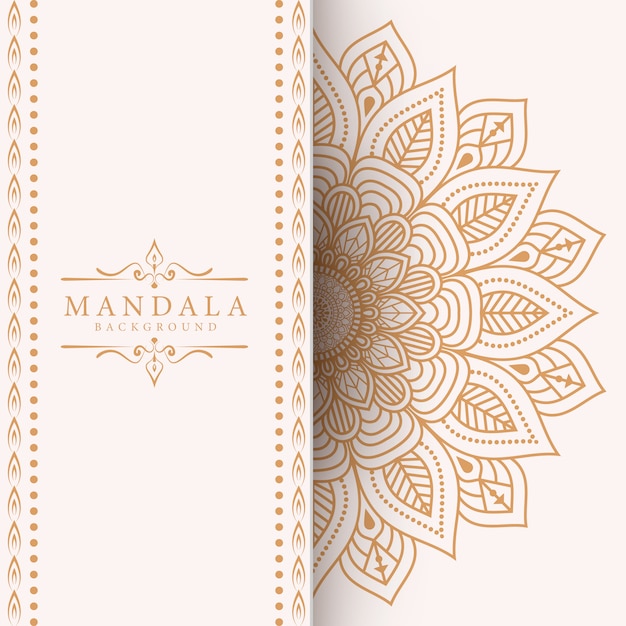 Fleur Luxe Mandala Fond Arabesque Style