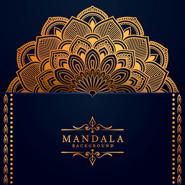 Fleur Luxe Mandala Fond Arabesque Style