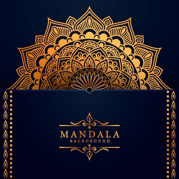 Fleur Luxe Mandala Fond Arabesque Style