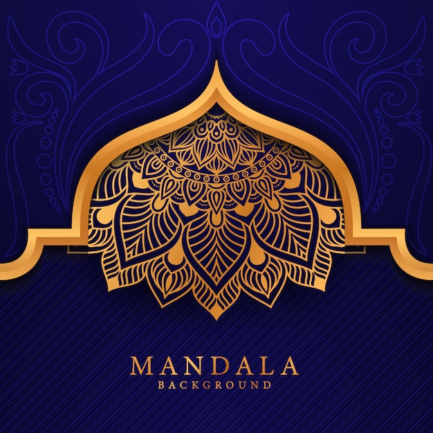 Fleur luxe mandala fond arabesque style