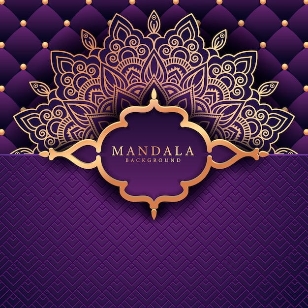 Fleur Luxe Mandala Fond Arabesque Style