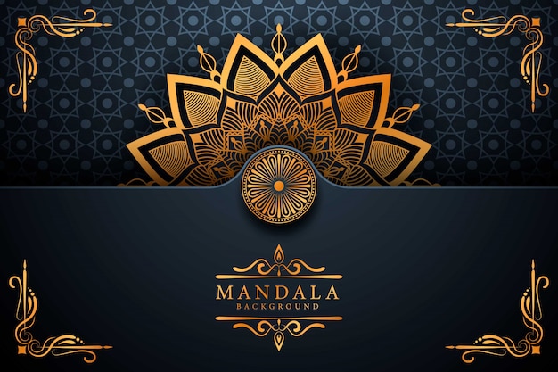 Fleur Luxe Mandala Fond Arabesque Style