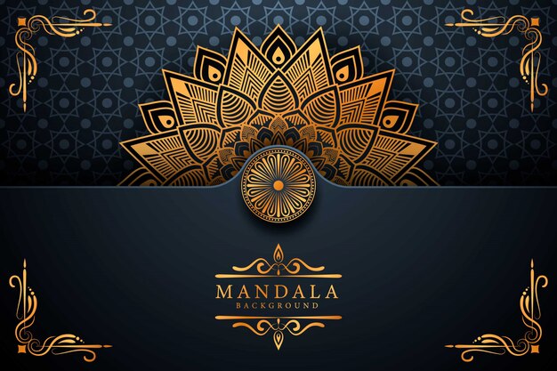 Fleur Luxe Mandala Fond Arabesque Style