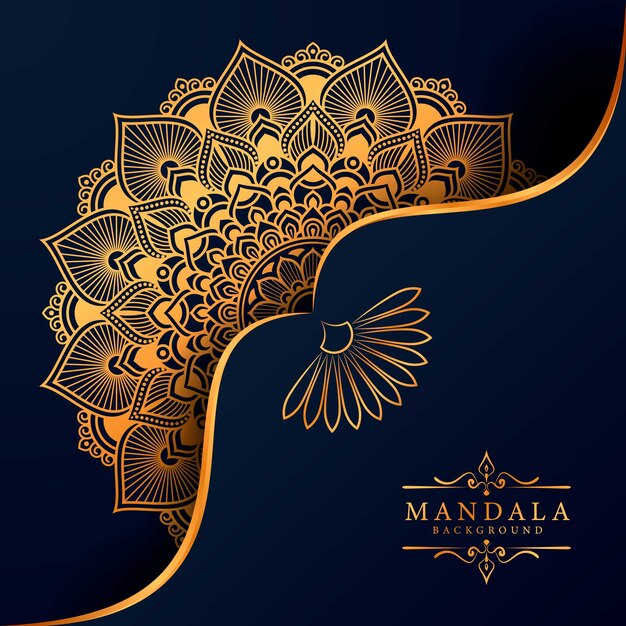 Fleur Luxe Mandala Fond Style Arabesque