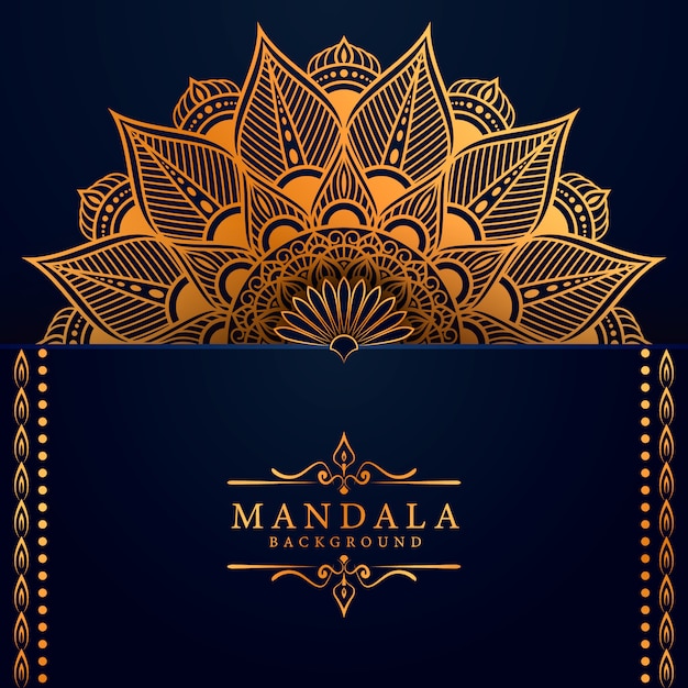 Fleur Luxe Mandala Fond Style Arabesque