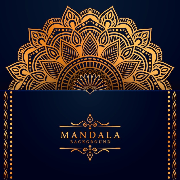 Fleur Luxe Mandala Fond Style Arabesque